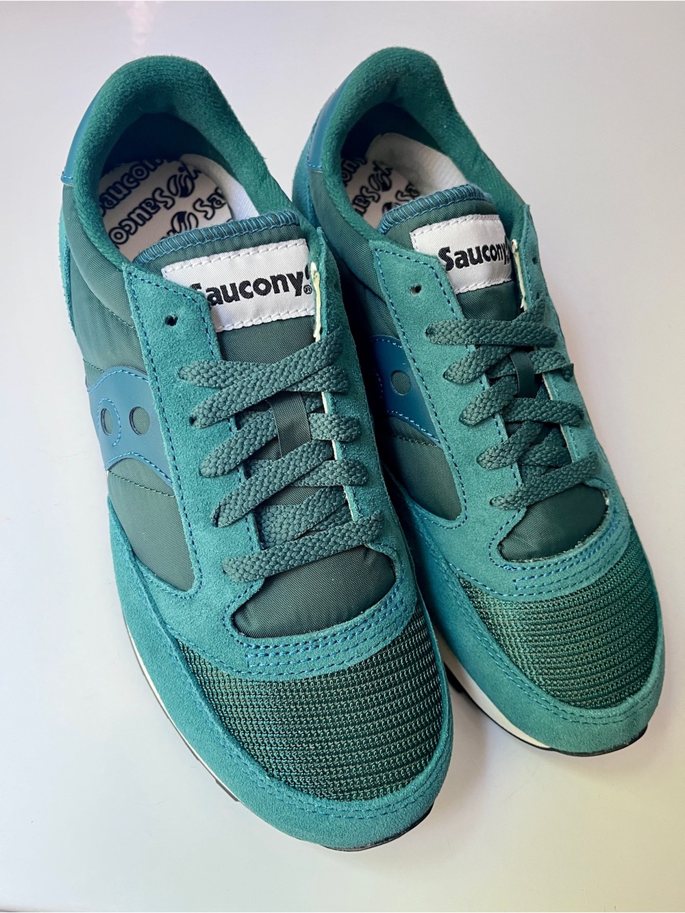 NWT Saucony Jazz Original Vintage Sneakers, Baltic Green , Size 8.5 US 40 EU